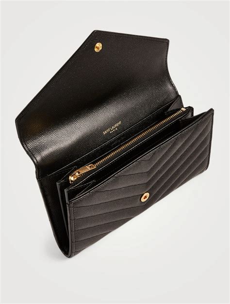 ysl monogramm flap wallet|ysl zipper wallet.